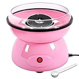COSTWAY Zuckerwattemaschine für Zuhause, Zuckerwattegerät 500W, Zuckerwatte Maschine Farbwahl (Rosa)