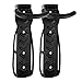 Produktbild WELLGRO® 2 x Wand Fahrradhalter - Schwarz - Stahl Fahrrad Wandhalterung