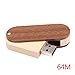 Price comparison product image Round Head Computer Wooden USB Flash Drive U Disk Memory Stick Portable Office U Disk Data Transfer Laptop