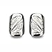 BOHEM Silver Jewellery Nail Art Filigree Vintage Dew (Small - Pair)