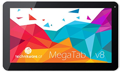 spécification MegaTAB V8 OctaCore 10.1 pouces 32 Go (2 Go RAM, Octa-Core CPU 8x 2.0 GHz, Android 5.1, HDMI, 2x caméra, tablette PC wifi) Technikware