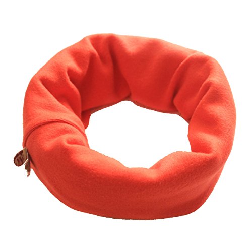 ZUMUii Butterme Baby Kids Invierno Cálido Tejer Bufandas Sólido Color Cuello Cuello Snood Bufanda(Naranja)