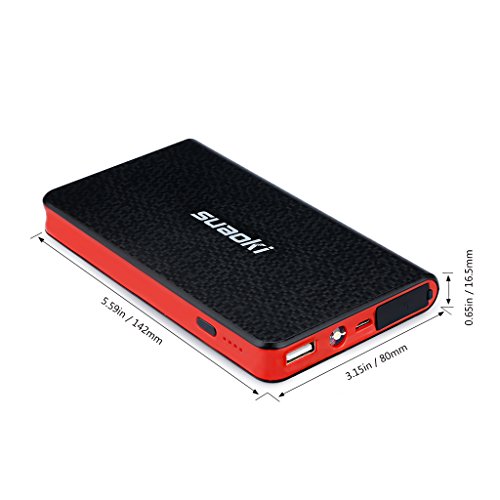 SUAOKI U2 Auto Starthilfe 400A Spitzenstrom 8000mAh Tragbare Autobatterie Externer Akku Ladegerät Autobatterie Anlasser Externer Akku Ladegerät mit eingebaute LED Flashlight - 5