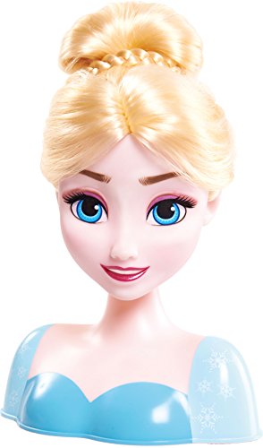 Imagen 5 de Disney Frozen - Busto peinable de Elsa con accesorios (IMC Toys 16149)