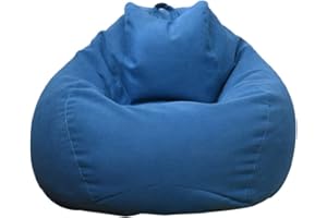 MISOYER Sedie A Sacco di Grandi Dimensioni Copridivano, Unita Design Semplice Coprisedile Senza Imbottitura Reclinabile Lettino Pigro da Esterno E da Interno Ideale per Sedia da Gioco - Well Made