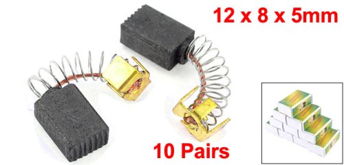 10 Paare 12 x 8 x 5mm Kohlebuersten CB51 fuer Makita-Winkelschleifer - 2