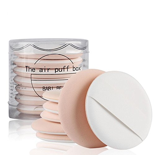 Kolylong 7 PCS Makeup Puff Facial Face Cosmetic Powder Puff (Beige)