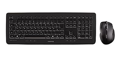 Cherry DW 5100 RF sans Fil Français Noir - Claviers (Standard, sans Fil, RF sans Fil, Noir, Souris Incluse)
