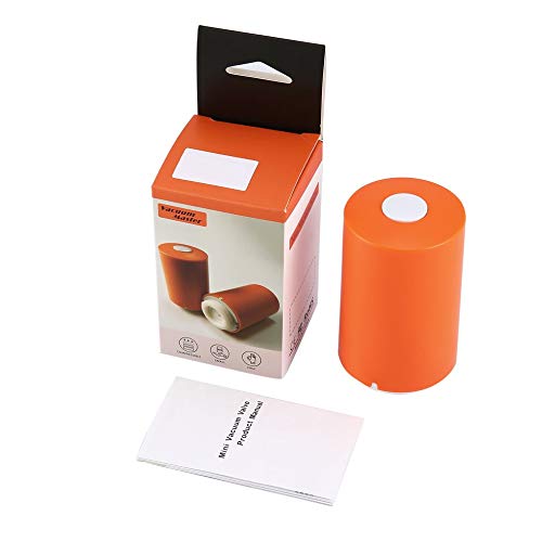 Preisvergleich Produktbild fengwen66 Mini Vacuum Sealer Machine Electric Food Vacuum Saver Rechargeable(orange)
