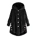 Produktbild Ncenglings Pullover Damen Freizeit Plüschpullover-Oberteil Warm Einfarbig Langarm Plus Kapuzenpullover mit Samtplaid Mantel Tasche Herbst Winter Pullover Sport Elegant Schön Günstig Pullover Sale