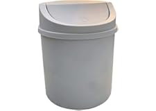 BEROPKL 1PC Lovely Design Versatile Desktop Mini Trash Can Trash Can With Lid Kitchen Waste Bin Little Worktop Bin Countertop