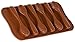 Produktbild Silikonform mit 6 Löffeln, Schokolade Zum Kaffee und Tee, Marzipan, Eiswürfel, Praline, Kuchen, Torten- Deko, Süßigkeiten, Bonbons, Kinder– Geburtstag, Motto– Party, Back– Form, Farbe: Braun