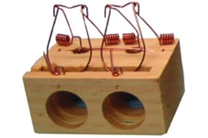 Garhe - Ratonera madera 2 agujeros