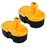[2 PACKS] Powayup DE9503 18V 3.5Ah Ni-MH Batería Reemplazo para DeWalt...
