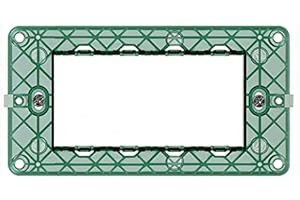 TOT ELECTRIC Supporti da 4 Posti moduli compatibili Vimar Plana 504