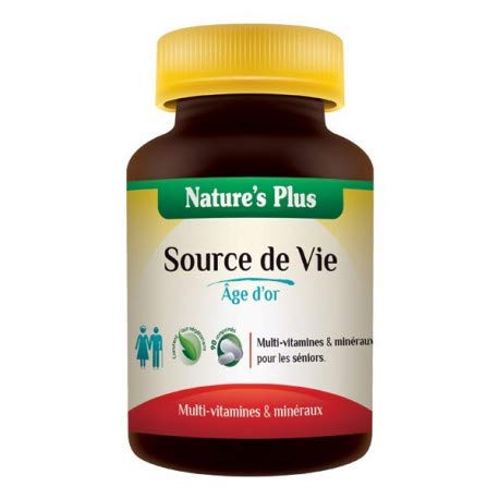 Nature s plus - L âge d or - 90 comprimés - Le cocktail de vitamines et minéraux pour les seniors