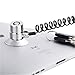 Price comparison product image Laptop Cable Lock Hardware Security Cable Lock Anti Theft Lock for iPad Tablet Laptop MacBook and All other Notebooks and Laptop with Silver Anchor