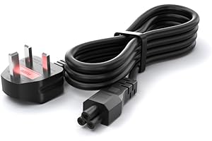 CYD 6FT(1.8m) 3 Prong Laptop Power Cord, Mickey Mous AC Power Cord Compatible with HP, Lenovo, Samsung, Acer, Dell, Asus, Toshiba Computer Notebook, LG LCD LED Smart TV Power Cable, 1Pack