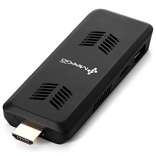 MeeGOPad T07 4GB RAM Version Licensed Windows 10 Mini PC With Intel x5-Z8350 32GB USB Wifi Bluetooth TV BOX Small Compute Stick (Black) - 4