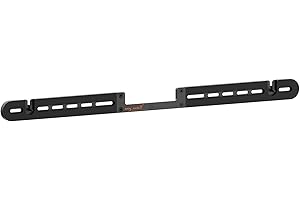 MYWALL my wall Support Mural pour Barre de Son Sonos® Arc Ultra HS29L – Design Fin, Amortissement Anti-Vibrations, Montage Flexible au-Dessus et au-Dessous du téléviseur