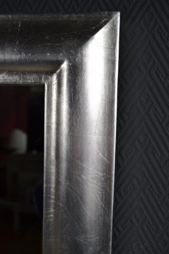 Livitat SX1281-S Wand-/ Badspiegel, 150 x 60 cm, Holz, silber - 4