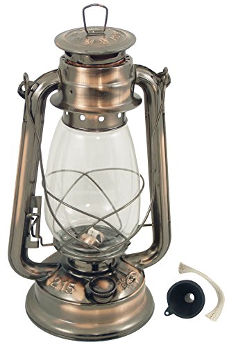 Générique 298 Lampe Tempête Acier Bronze Vieilli Vernie