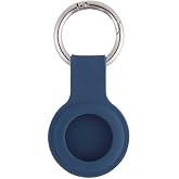 Coverzone AirTag Anahtarlıklı Silikon Kılıf A010 Darbeye Dayanıklı Kaybolmaya Karşı Tam Koruma Kolay Tak-&Ccedil;ıkar Apple AirTags 