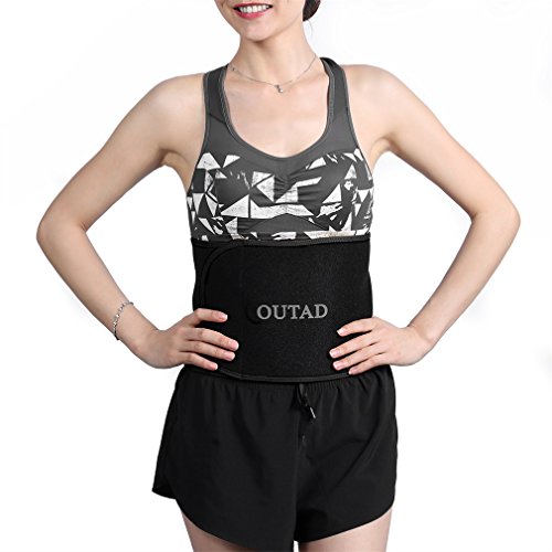 Fitness Gürtel OUTAD Einstellbare Fitness-Gürtel Gewicht verlieren Abnehmen Taille Shapers Gürtel Thermo für Gewicht Loss Damen & Herren