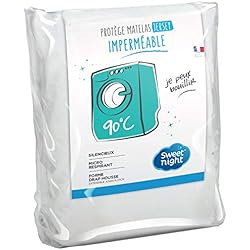 Sweetnight - Protège matelas 160x200 cm | Alèse Imperméable et Micro Respirante | Souple et Silencieux | Lavable à 90°C