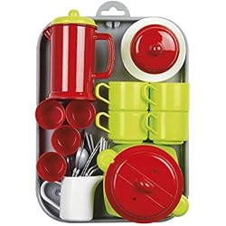 Jouets Ecoiffier - 972 - Plateau dînette garni 100 % Chef - Dès 18 mois - Fabriqué en France