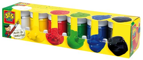 SES creative 00311 - Plakatfarben 6 Farben je 50 ml