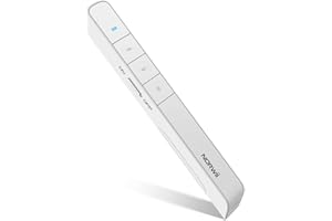【Angepasste Schaltfläche】NORWII N36 Laserpointer 100m, Multifunktionaler Präsentations-Clicker Für Powerpoint, Hyperlink-Unterstützung, Medienwiedergabe/Pause, Vorheriger/Nächster Titel, Alt + F4 usw