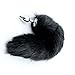 Produktbild lailongp Edelstahl Btt-Plg, Lustige Liebe Faux Fox Tail Butt Hinterhof Stopper, Cosplay Kostüme für Frauen