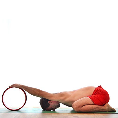 MyYogaWheels UK Yoga Rad-Stütze, verbessert Balance, Rücken-Flexibilität, Asana- + Inversion-Streckung, Pilates Biegungen, löst tiefe Gewebespannung – Physio-Massage zum Öffnen der Brust, Rücken, Hüfte + Schultern - 5