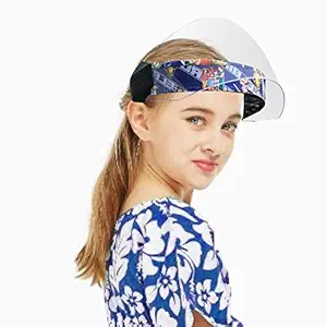 Steelbird YS-99 Child Polycarbonate 7Wings Helmet Visor Flip-Up Full Face Shield (Up to Age 11, Multicolor) -Pack of 2