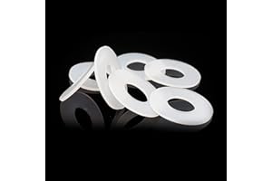 GATHERTOOL 10 pièces 2mm d'épaisseur joints plats en caoutchouc de Silicone diamètre extérieur 12mm-30mm blanc de qualité alimentaire joints toriques en silicone rondelles d'étanchéité bague d'étanchéité ( Color