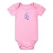 JIAJIA Cute Baby Girl Pink Cotton Short Sleeve One Piece Romper 3-6 Months