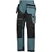 Produktbild Snickers Workwear 6202 RuffWork Arbeitshose+, m. HP, petrolschwarz, 62