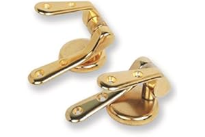 acquastilla 112366 złote zawiasy ze śrubami M6 do siedzeń