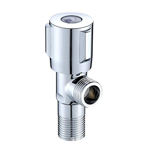 Preisvergleich Produktbild 2PCSWater Ventil Winkelventil / Glockenventil / geschlossenes Ventil Solid Brass Poliertes ChausgePark-Chausgedreht Hausgebraten-Waschbad Küche Sink Sink Sink