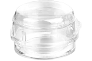 JAGETRADE Enfants Bébé Cuisinière À Gaz Commutateur Couvercle Verrouillage Enfant Preuve Four Cuisinière Bouton Transparent Manches Enfants Sécurité Soins Maison Cuisine Accessoire