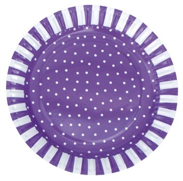 JaBaDaBaDo Partyteller, schwedisches Design, Sortiment Rottöne - 3