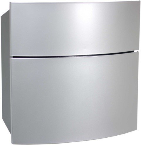 Preisvergleich Produktbild Safepost Briefkasten Luma 124 Silber / Anthrazit