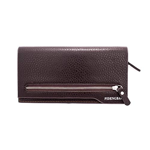 Sheng Xuan Cartera para Mujer Monederos RFID Bloqueo Tarjeta Gran Capacidad Billetera de Cuero Bolso de la Señora Tarjeta de Ranura Mejor Regalo