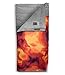 Produktbild The North Face Homestead Twin 20/-7 Sleeping Bag - Tibetan Orange Heat Map Print/High Rise Grey Regular Right Zip