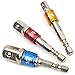 Produktbild Censhaorme 3pcs Schlagschrauber Drill-Buchse Adapter 3 Farbschlüssel 6,35 mm Hex Schaft 1/2 1/4 3/8 Platz Converter