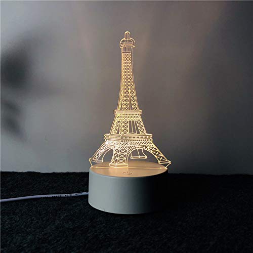 Preisvergleich Produktbild Wohnkultur Schlafzimmer nachtlicht mädchen Herz kreative 3D tischlampe Nordic Kinder Cartoon licht Turm 3