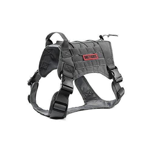 Preisvergleich Produktbild OneTigris Binokular Hundegeschirr Weste für Walking Wandern Jagd Tactical Military Wasserdicht MOLLE Geschirr für Service Hund 1000D Nylon