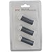 iVog Pedi-Luv 100 Extra Coarse Replacement Rollers - 3 Pack
