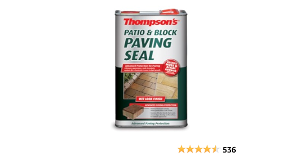 Ronseal Pbpswl5l Patio Block Paving Seal Wet Look 5 Litre Amazon Co Uk Diy Tools